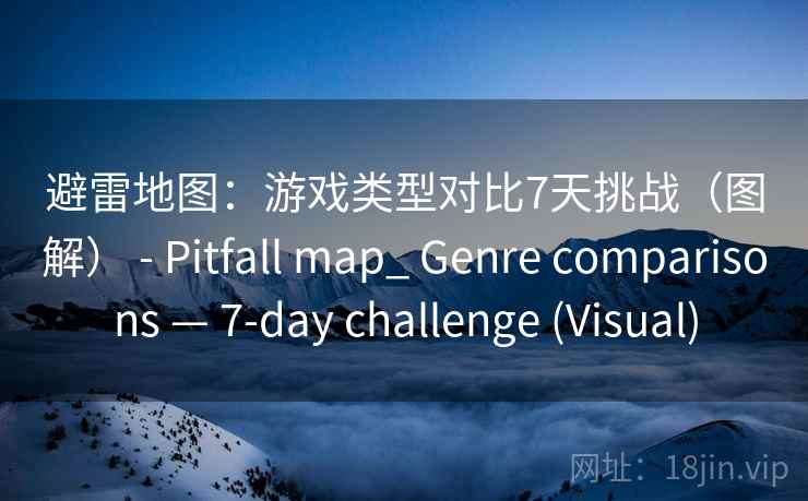 避雷地图：游戏类型对比7天挑战（图解） - Pitfall map_ Genre comparisons — 7-day challenge (Visual)  第2张